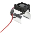 thumbnail image 6 of Motor Heat Sink Cooling Fan 1/10 Car Model Accessory Fit for -4Silver, 6 of 8