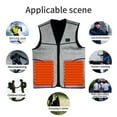 thumbnail image 6 of Plus Size Heated Jackets for Men Outdoor Warm Clothing Heated For Riding Skiing Fishing Charging Via Heated Coat Tops, 6 of 9