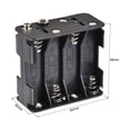 thumbnail image 2 of Battery Case Storage Box 8 Slots x 1.5V Battery Holder for 8 x AA Battery with Standard Snap Connector 6Pcs, 2 of 5