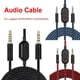 thumbnail image 2 of 2M Replacement Audio Cable for Logitech GPRO X, Headphones Red, 2 of 5