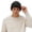 Black, variant on Unisex Winter Knit Hat With Ear Thermal Lined For Extreme Cold Weather Outdoor Activities Men's Hat