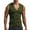 Army Green, variant on Afdoent Mens Tank Tops Men's V Neck Tank Top Lightweight Athletic Solid Sleeveless T Shirt Breathable