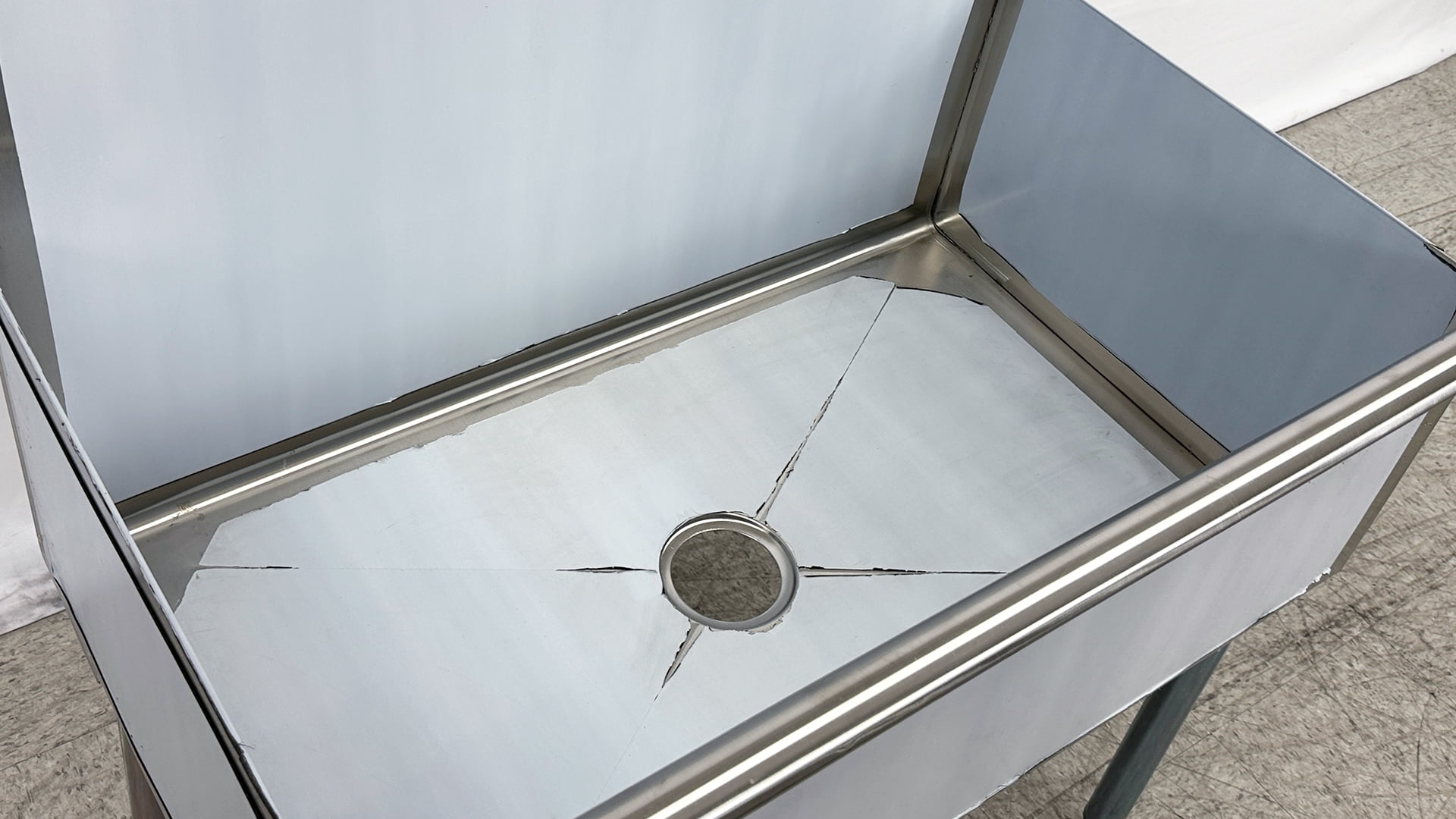 NSF 36 in. Commercial Utility Sink, Stainless Steel Sink for Indoor Outdoor