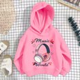 thumbnail image 4 of SGMVNU Girls Cute Hoodies Ribbed Hem Long Sleeve Sweatshirt Graphic Shirt Spring Fall School, Size 8-9 Years, Pink, 4 of 4