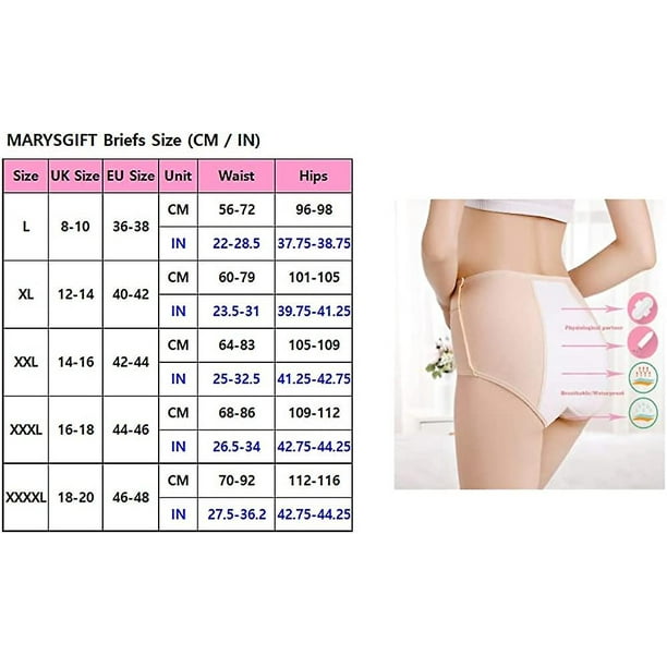 Cotton Period Pants (3 Pack) for Moderate Flow