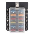 thumbnail image 3 of 12‑Way Fuse Box Kit Blade Fuse Block Holder with LED Indicator for Car Truck Bus Marine Boat Yacht, 3 of 7