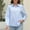 Blue, variant on Button Down Shirts for Women Long Sleeve Shirts Dress Shirts Work Office Blouse Tops with Pocket