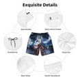 thumbnail image 6 of Jujutsu Kaisen Men's Swim Trunks Quick Dry Board Shorts Bathing Suit Swimsuits Beach Shorts with Mesh Lining, 6 of 7