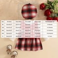 thumbnail image 2 of YWIYIUD Toddler Girls Plaid Outfits 3 Piece Ribbed Knit Long Sleeve Plaid Dress and Button Down Vest with Hat Set Toddler Holiday Girl Dress Fall Winter Outfits for Toddler Girls 18-24 Months, 2 of 8