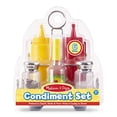 thumbnail image 2 of Melissa & Doug Condiments Set (6 Pcs) - Play Food, Stainless Steel Caddy, 2 of 5