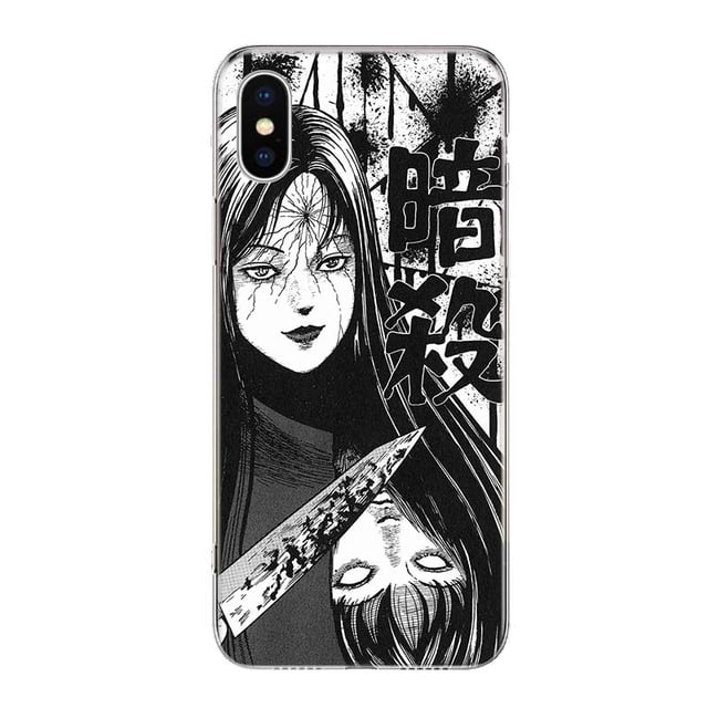Junji Ito-funda de teléfono con diseño de Terror para iPhone, carcasa con diseño de Terror, para modelos 11, 14 Pro Max, 13, 12 Mini, 6 X, 8, 6S, 7 Plus, XS + XR, 5S, SE Fivean unisex