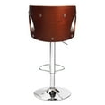 thumbnail image 6 of Lacoo Walnut Bentwood Bar Stools with PU Leather ,Black,1 Piece, 6 of 6