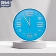 thumbnail image 3 of Reloj de Pared Plástico Innovador 30 Centímetros azul, 3 of 9