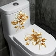 thumbnail image 5 of 2-Pack Elegant Flower Toilet Stickers For Bathroom Decoration, Decorative Toilet Lid Decals With Waterproof And Self-Adhesive Design, Easy To Apply And Remove Without Residue,, 5 of 8