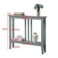 thumbnail image 3 of Room Designs Console Table Ice Blue Transitional Rectangular, 3 of 4