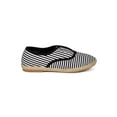 thumbnail image 2 of Jelly Bean Hadi New Canvas Strips Woven Oxford Ballet Flat (Toddler/ Girl) Size, 2 of 5