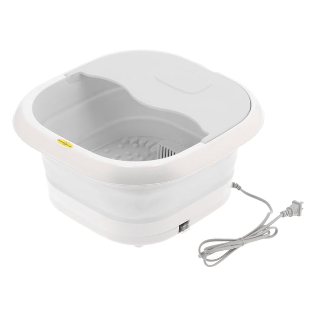 Foot Massager, Constant Temperature Foot Bath Massager Collapsible Design Promote Blood Circulation For Friends Gift For Home Pink,White