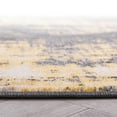 thumbnail image 3 of World Rug Gallery Contemporary Abstract Design Area Rug - Yellow 7'10"x10', 3 of 9