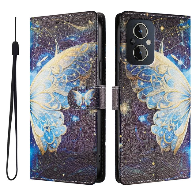 FOXDOCK Funda Tipo Cartera para OnePlus Nord N20 con Soporte y Correa – Diseño de Patrones Lindos