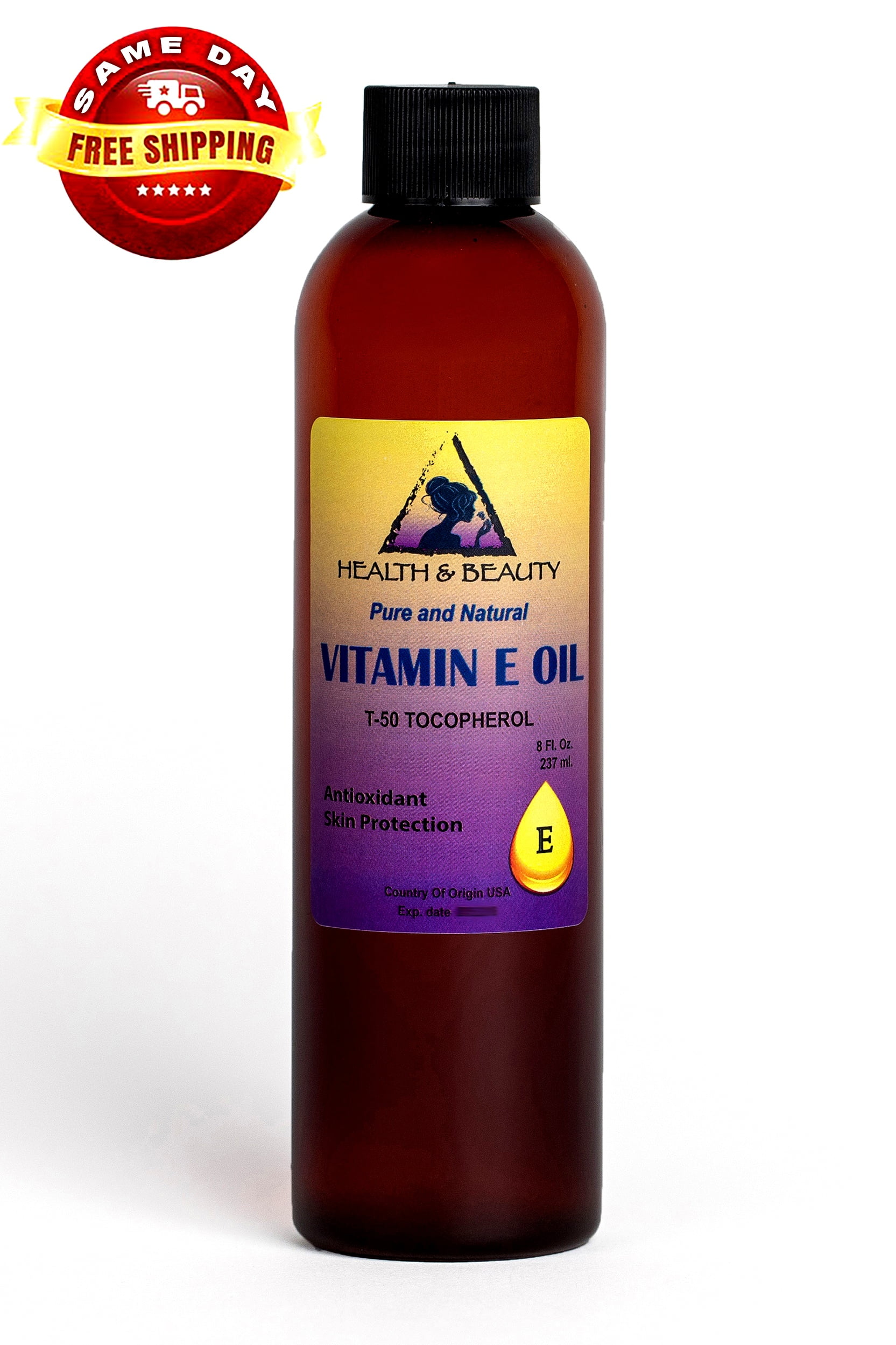 TOCOPHEROL T-50 VITAMIN E OIL ANTI AGING PREMIUM NATURAL PURE 8 OZ