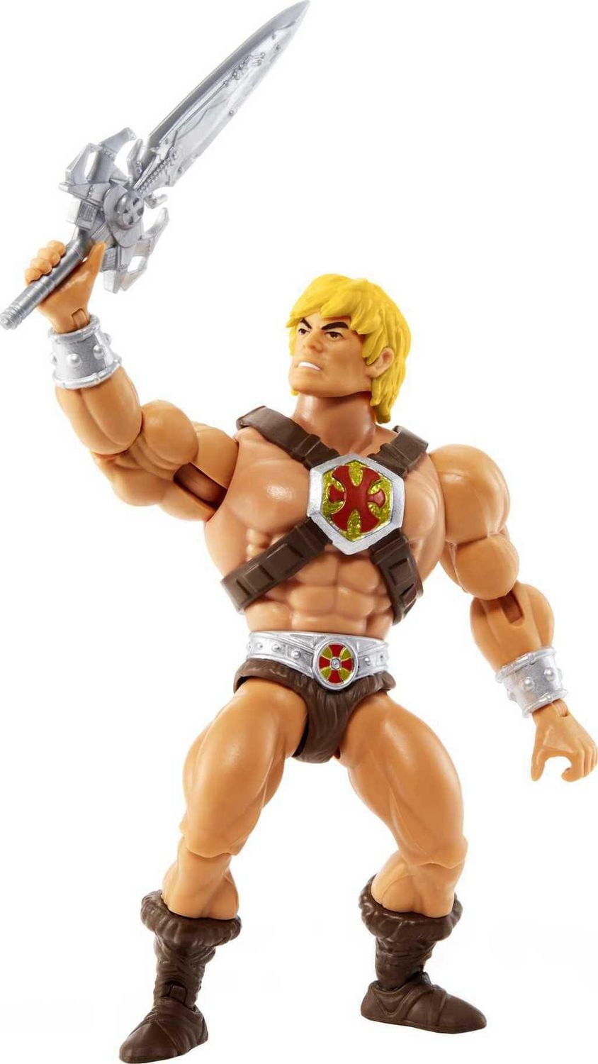 Masters of the Universe Origins 5.5-in He-Man Action Figure, Battle Figures for Storytelling Play and Display