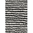 thumbnail image 2 of Treechild 23x32 Gold Ornate Wood Framed with Double Matting Museum Art Print Titled - Simple Black ZigZag Pattern, 2 of 4