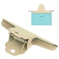 thumbnail image 5 of 10Pcs Beige Hinge Clips Large Metal Hinge Binder Clips for Paper Document Note Sorting and Organizing, 5 of 5
