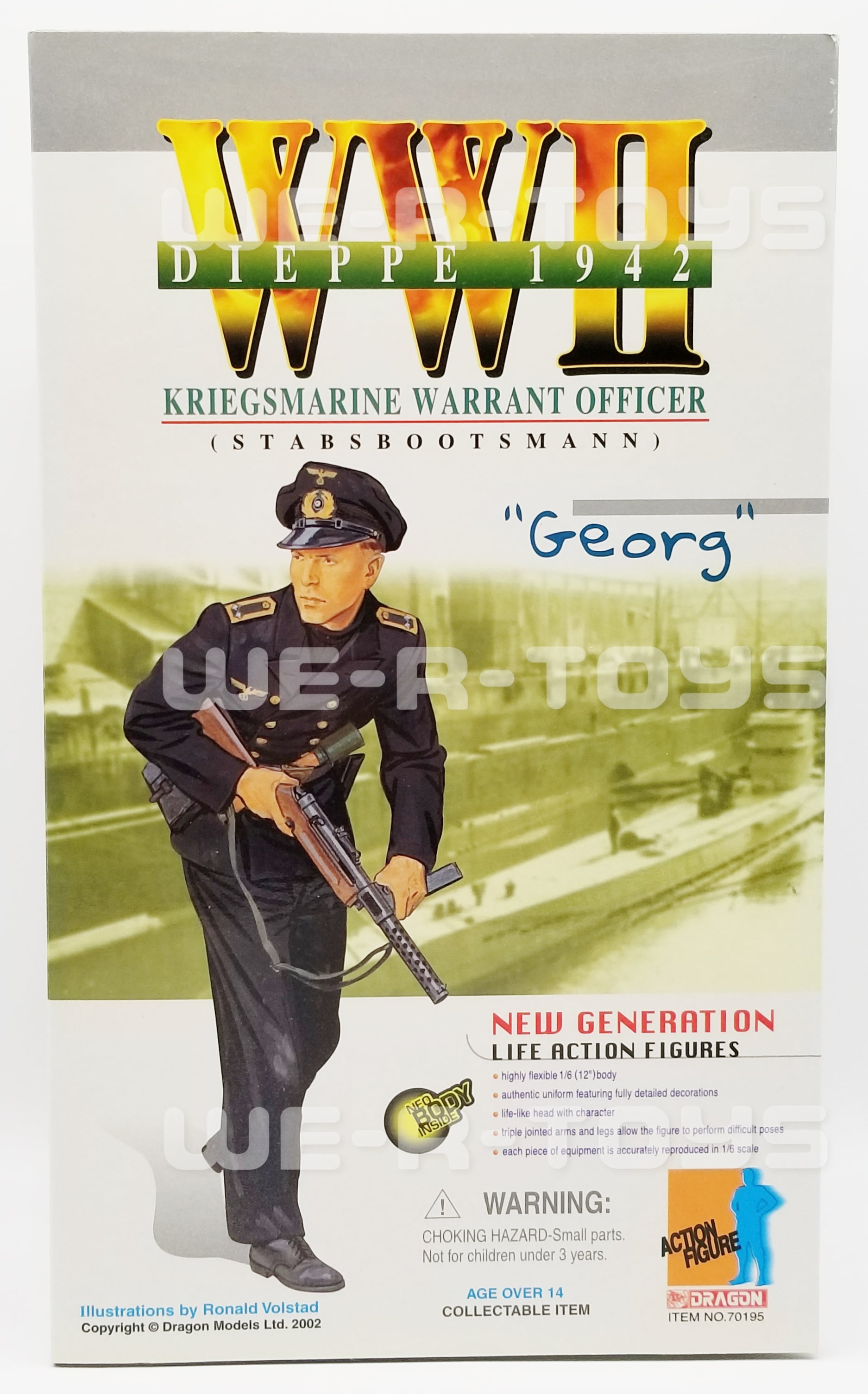 WWII Dieppe 1942 Georg Kriegsmarine Warrant Officer 12