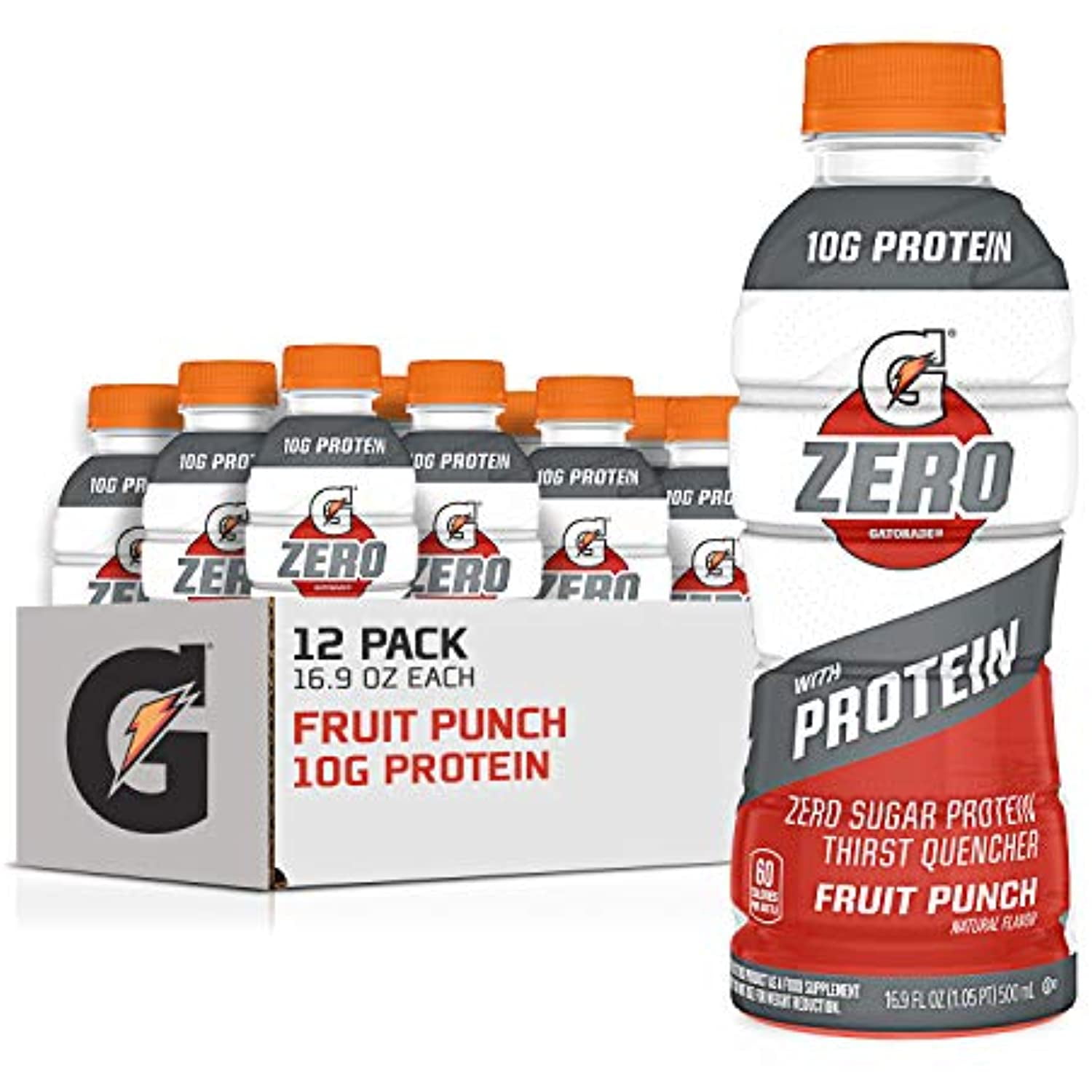 Gatorade Zero With Protein, 10G Whey Protein Isolate, Zero Sugar