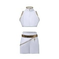 thumbnail image 2 of kp0p Demon Costume Hunters - Huntrix Mira Zoey Rumi White Outfit Full Set, Women Dress up Costume, Demon Hunters Fancy Dress Costume - Beige, M, 2 of 9