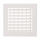 thumbnail image 1 of Rejilla de ventilación de plástico Uxcell de 8x8 pulgadas, rejillas de ventilación de salida ajustables, cubierta de filtro de ventilación removible, rejilla de aire de suministro, blanca, 1 of 7
