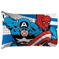 thumbnail image 4 of Jay Franco Marvel Avengers Comics Good Guys 4 Piece Full Sheet Set - Features Captain America, Hulk, Iron Man, Spiderman, and Thor - Fade Resistant Polyester Microfiber Fill (Official Marvel Product), 4 of 4