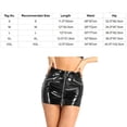 thumbnail image 4 of Sexy Black Bodycon Mini Skirts Women Summer Fashion Pencil Skirt Skinny Fake Zipper Pockets Skirts Leather Short Dress Clubwear-Type A Leopard-S, 4 of 7