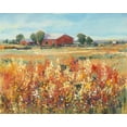 thumbnail image 2 of OToole, Tim 18x15 Gold Ornate Wood Framed with Double Matting Museum Art Print Titled - Country View II, 2 of 4
