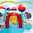 thumbnail image 4 of Toiyjofe 16FT Rainbow Bounce House for Big Kids 8-12, Large Inflatable Bouncer with Slide for Outdoor Party, Fits 6 Kids, GFCI Blower Included, 4 of 13