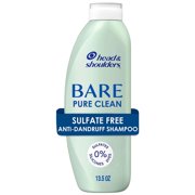 Head & Shoulders Bare Pure Clean Dandruff Shampoo, Anti-Dandruff Treatment 13.5 fl oz