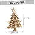 thumbnail image 4 of unbranded 6Ud De Servilleta Para Fiestas Navideñas En Metal Dorado Con Y Duradero, 4 of 8
