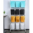 thumbnail image 2 of 100 Pack Resealable Stand Up Bags, 6.3" x 9.4" Smell Proof Foil Pouch Bags, Sealable Food Storage Pouches, Durable Mylar Bags for Snacks, Coffee, and Herbs (Black), 2 of 8