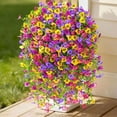 thumbnail image 4 of Outdoor Artificial Hanging Flowers Lifelike Artificial Flowers And Plants Suitable For Courtyard And Garden Decoration, 4 of 6