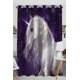 thumbnail image 1 of Cortina Opaca ABPHQTO Unicornio Blanco con Nieve 130x210 cm, 1 of 1