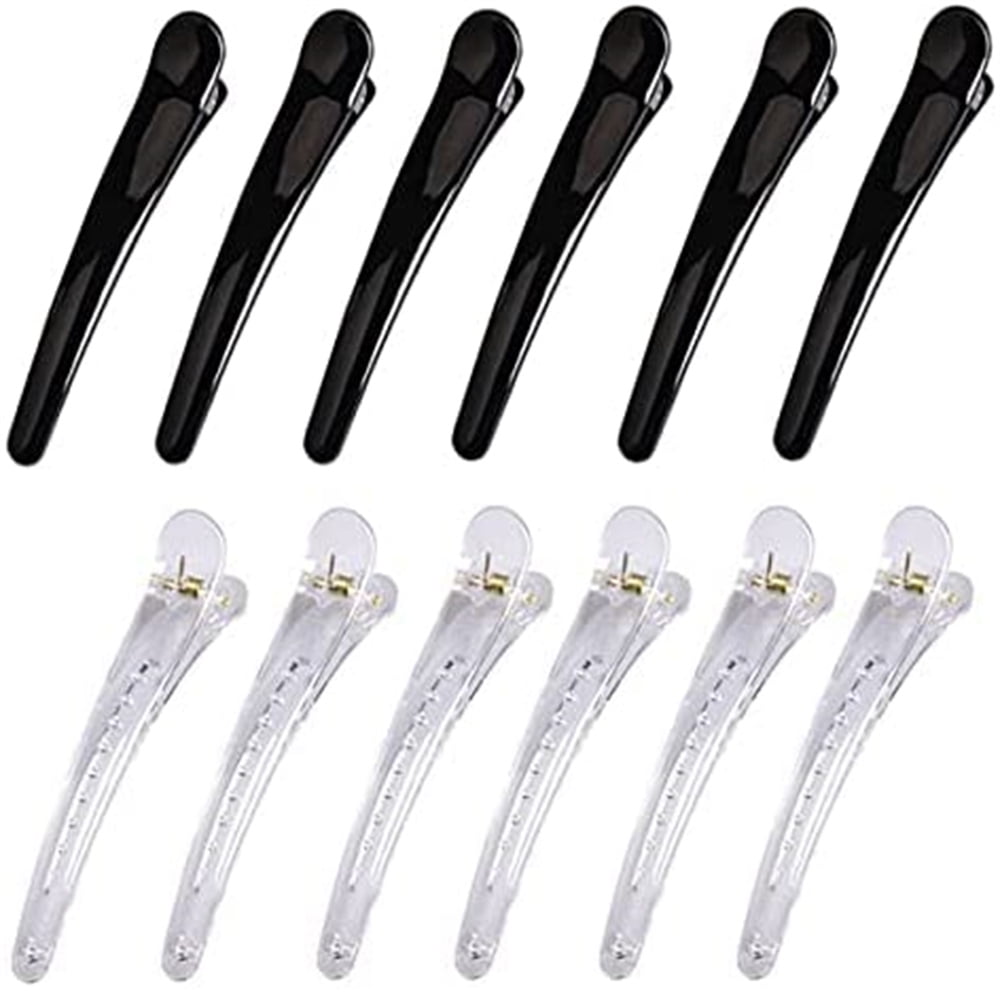 Dicasser 12 Pcs Hair Sectioning Clips, Alligator Plastic Hairdresser