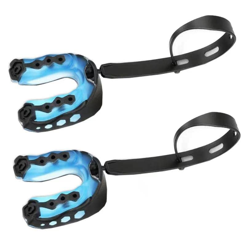 2Pack Football Mouth Guard with Strap, Upgrade Soft Youth Mouth Guard