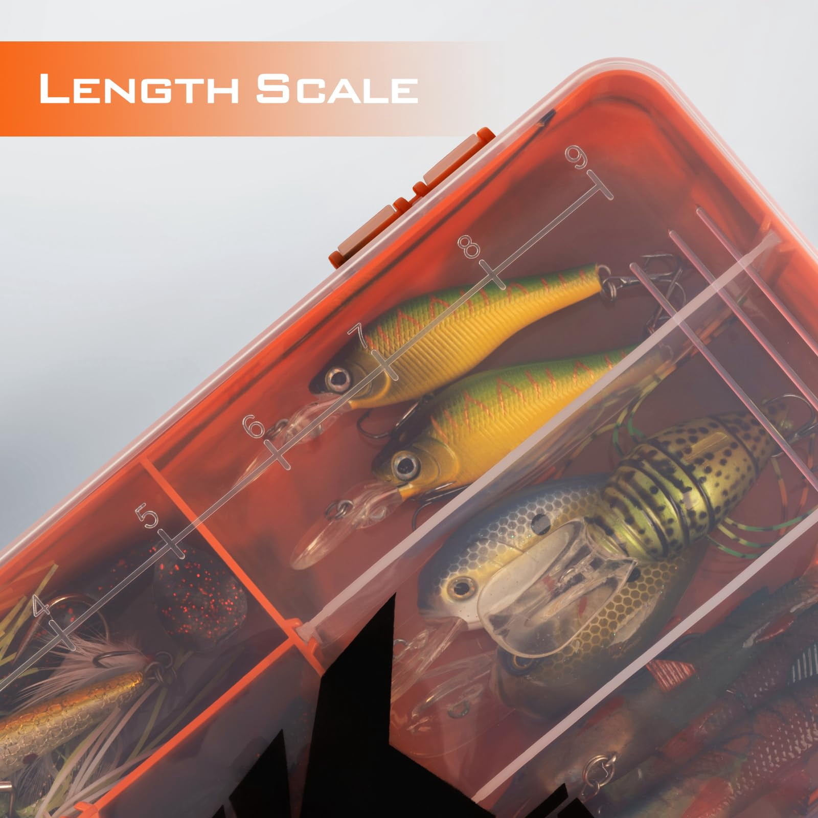 Tackle Boxes  Plastic Box Storage Organizer With Removable Dividers - Fishing 2 Packs /4 Trays Parts