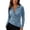 Blue, variant on Womens Shirts Lapel Solid Color Velvet Feel Long Sleeve Base Layer Top Autumn Winter Slim Fit Dressy Casual Summer Shirts