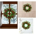 thumbnail image 5 of Jienlioq Christmas Clearance Extra Large Christmas Wreath Decor for Front Door Window Display - Holiday Mall Scene Setting Prop Giftable Xmas Hanging Ornament Indoor Outdoor, 5 of 7