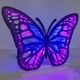 thumbnail image 3 of Luz nocturna de mariposa de 3D hueca, alimentada por USB para dormitorio, estante de pared, regalo para guardería, 3 of 6