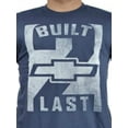 thumbnail image 2 of Chevrolet Built to Last Adult Men T-Shirt Chevy American Classic Cars Graphic Print Tee Car Logo Shirt (Size Small), 2 of 2