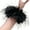 Black, variant on Oversized Feather Scrunchies Breathable Hair Bands Fashion Hair Accessory