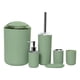 thumbnail image 3 of Juego de accesorios de baño de 6 piezas con diseño moderno, jabonera, escobilla de inodoro, jabón Morandi Green, 3 of 8