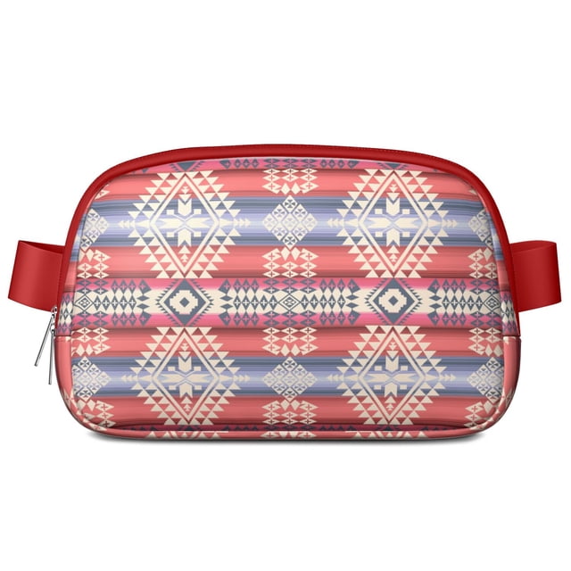 Sac Banane Floral Compact - Sac de Taille Rétro Bohème, Imperméable pour Voyage